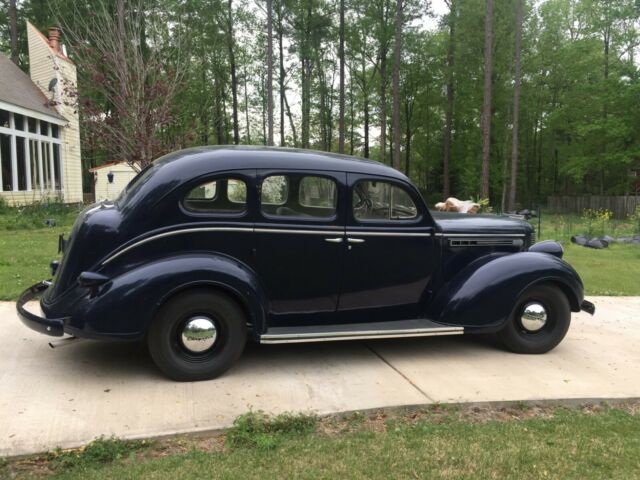 1938 Blue Chrysler Royal Coupe