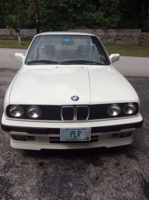 1990 White BMW 3-Series Coupe