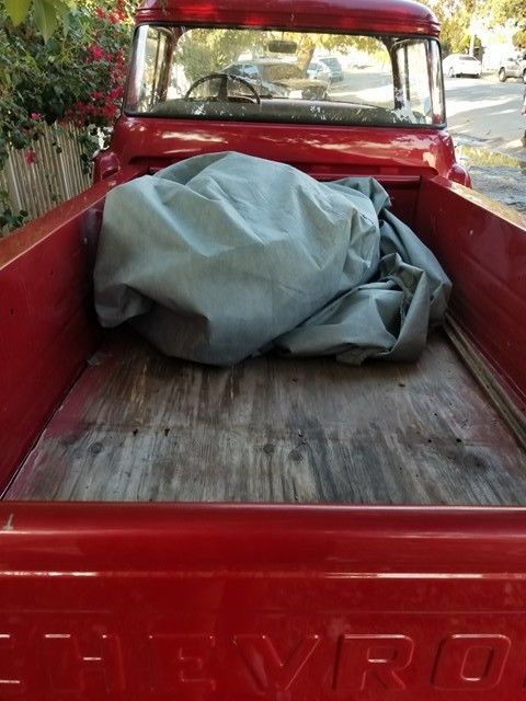 1955 Red Chevrolet Other Pickups Crew Cab Pickup
