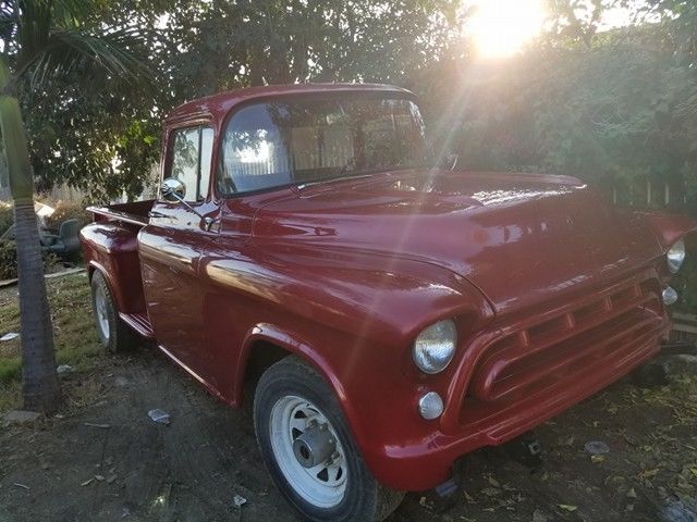1955 Red Chevrolet Other Pickups Crew Cab Pickup