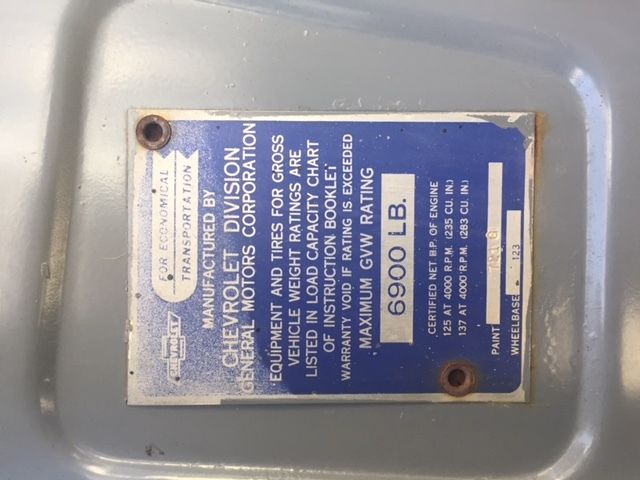 1958 White Chevrolet Other Pickups Pickup