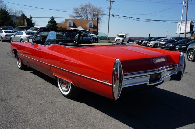1968 Red Cadillac DeVille Convertible