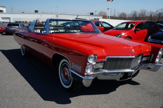 1968 Red Cadillac DeVille Convertible