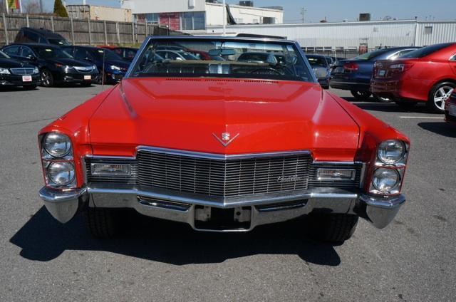 1968 Red Cadillac DeVille Convertible