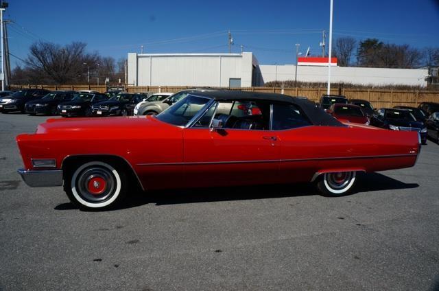1968 Red Cadillac DeVille Convertible