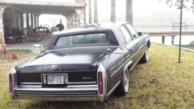1982 Black Cadillac Fleetwood