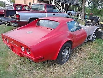 1972 Red Chevrolet Corvette