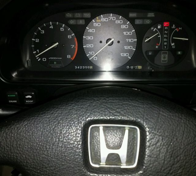 1991 Blue Honda Accord Sedan