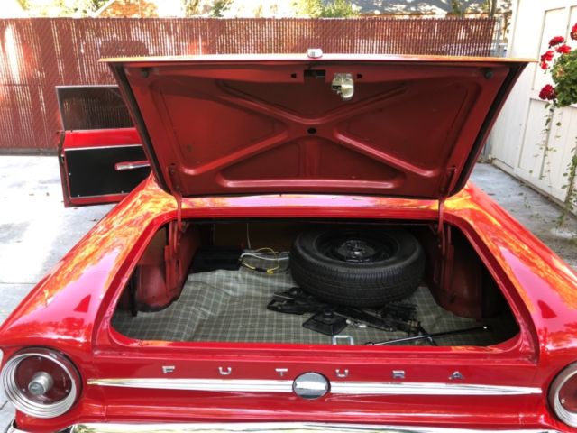 1963 Red Ford Falcon Coupe