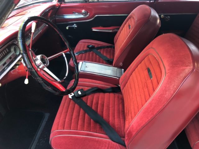 1963 Red Ford Falcon Coupe