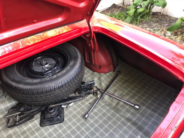 1963 Red Ford Falcon Coupe