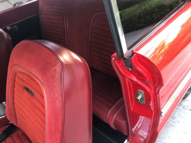 1963 Red Ford Falcon Coupe