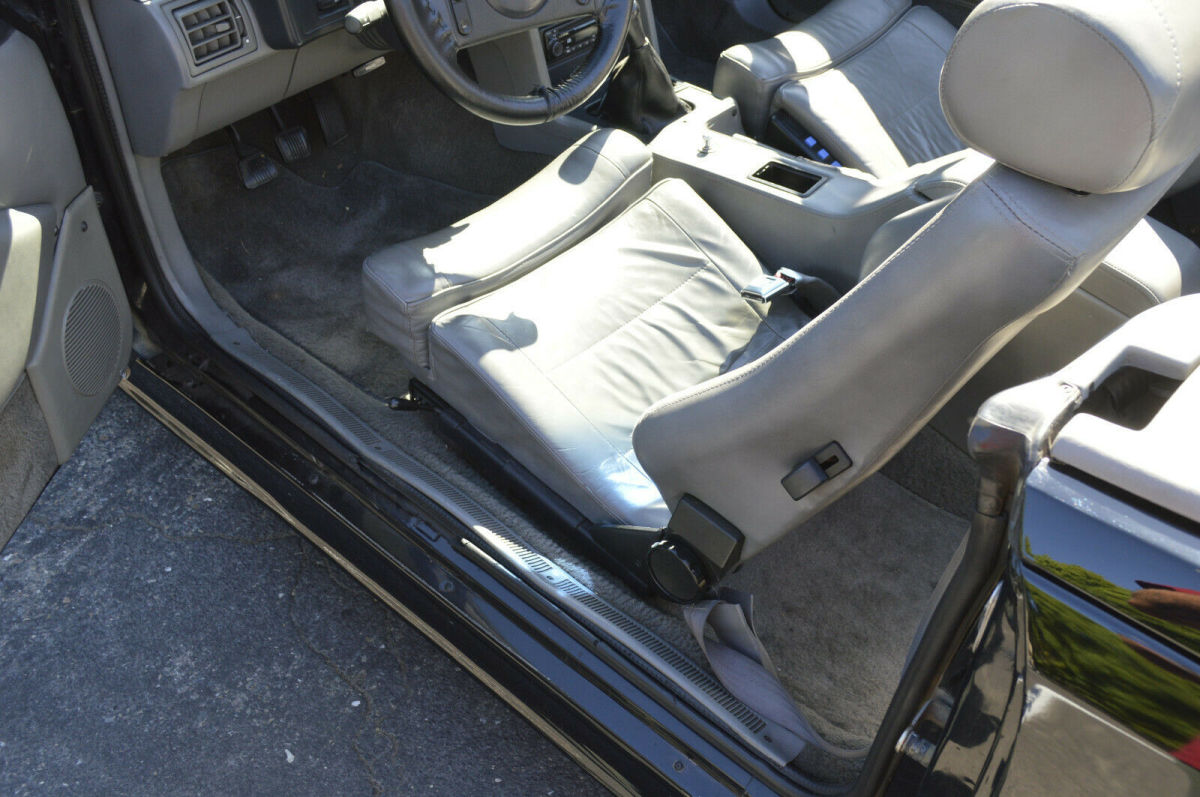 1988 Black Ford Mustang Convertible