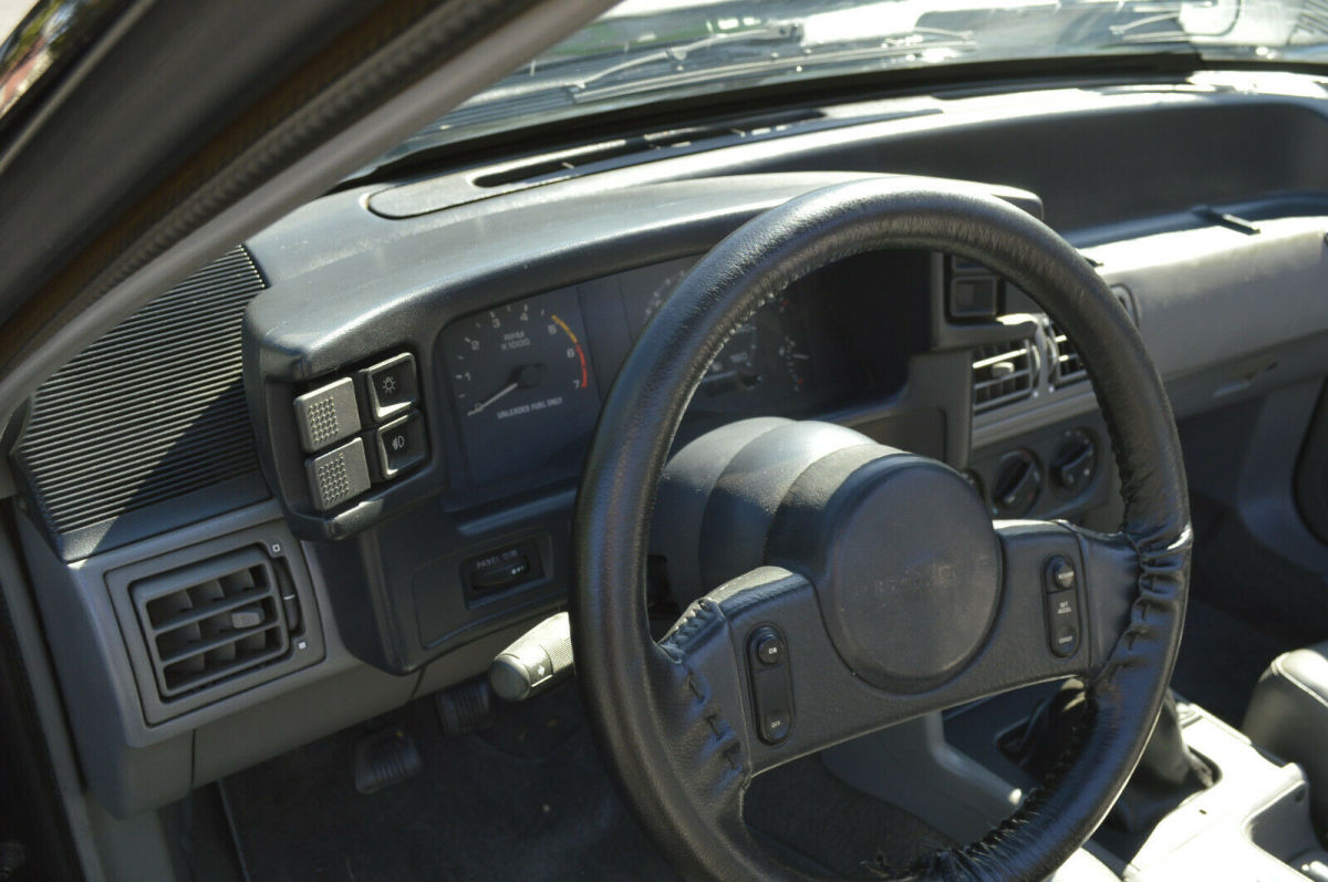 1988 Black Ford Mustang Convertible