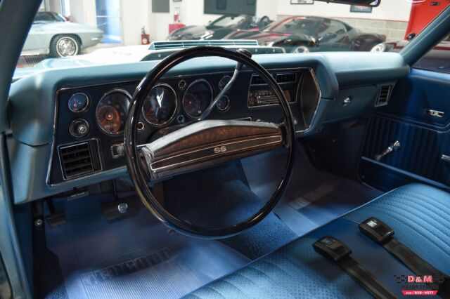 1971 Blue Chevrolet Chevelle Coupe