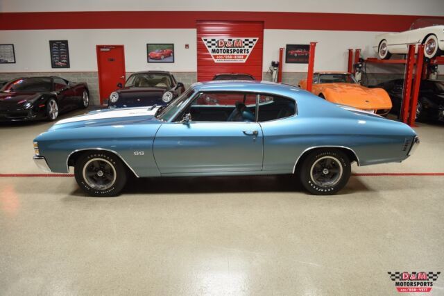 1971 Blue Chevrolet Chevelle Coupe