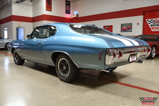 1971 Blue Chevrolet Chevelle Coupe
