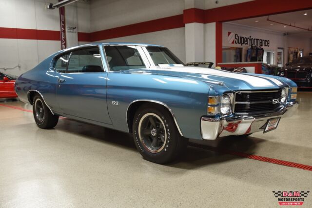 1971 Blue Chevrolet Chevelle Coupe