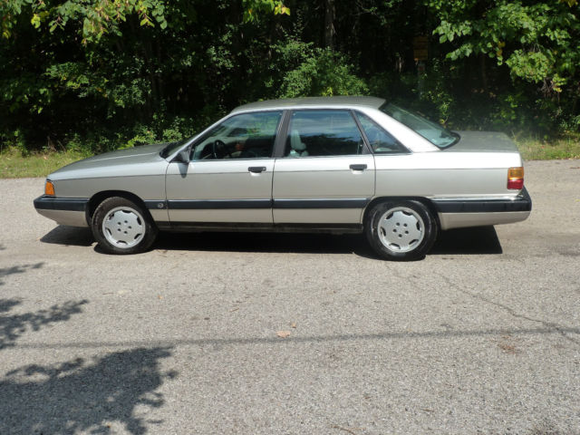 1989 Silver Audi 200 Turbo Sedan