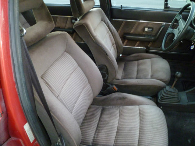 1982 Red Audi Other Sedan