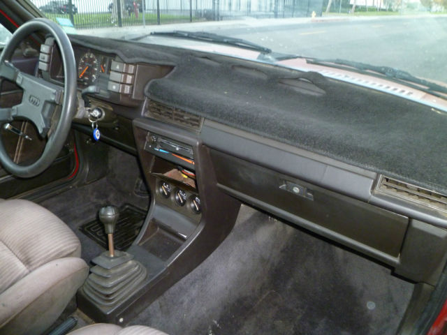 1982 Red Audi Other Sedan