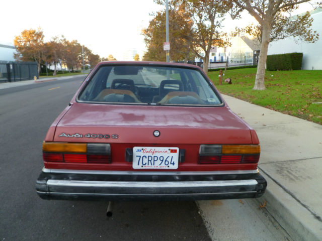 1982 Red Audi Other Sedan