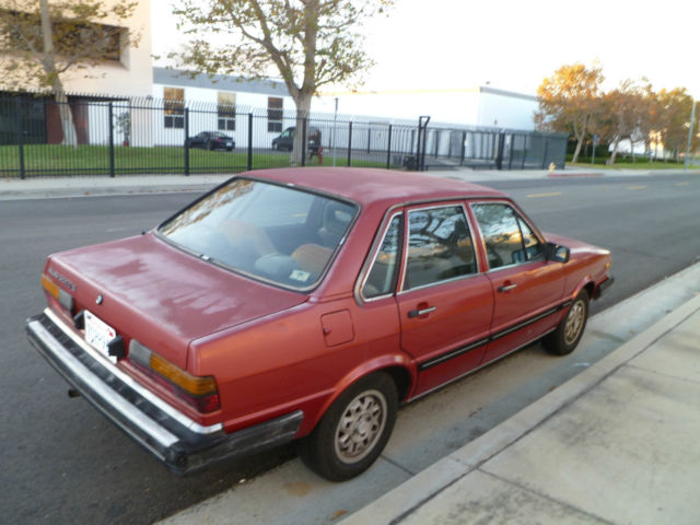 1982 Red Audi Other Sedan