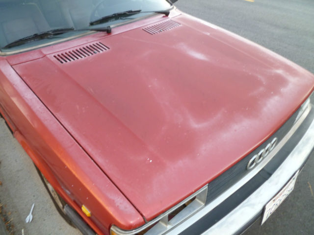 1982 Red Audi Other Sedan