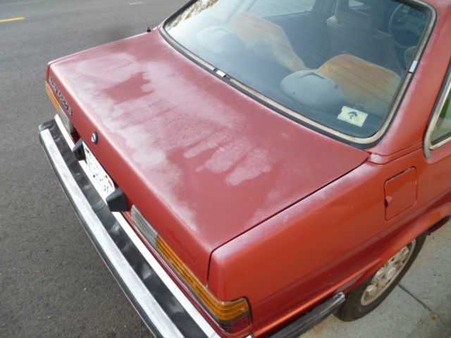 1982 Red Audi Other Sedan