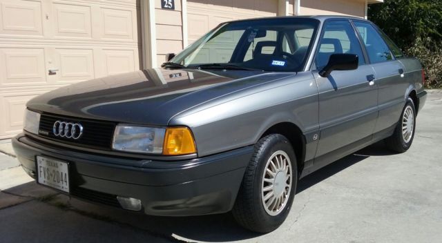 1988 Gray Audi 80 Sedan