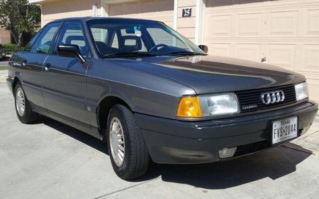 1988 Gray Audi 80 Sedan