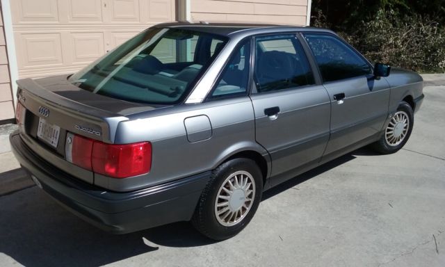 1988 Gray Audi 80 Sedan