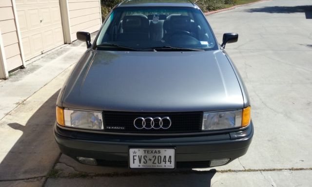 1988 Gray Audi 80 Sedan