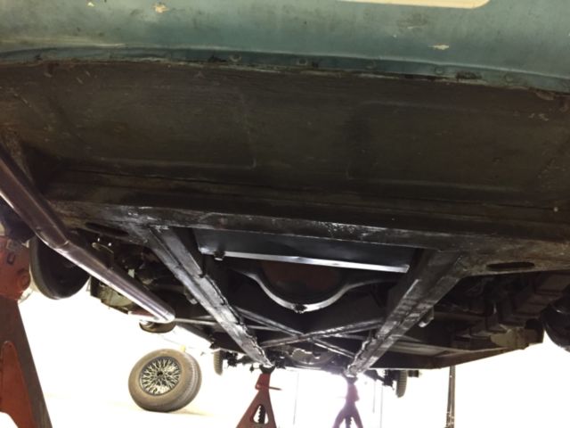 1953 Blue Austin Healey 100-4 Convertible