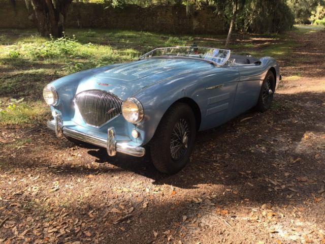 1953 Blue Austin Healey 100-4 Convertible
