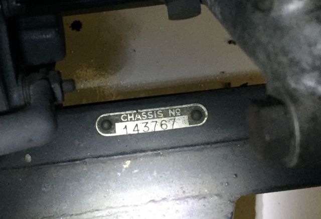 1953 Blue Austin Healey 100-4 Convertible