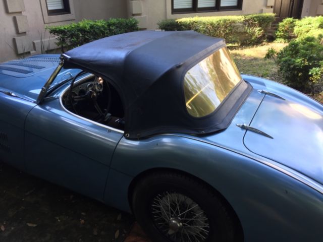 1953 Blue Austin Healey 100-4 Convertible