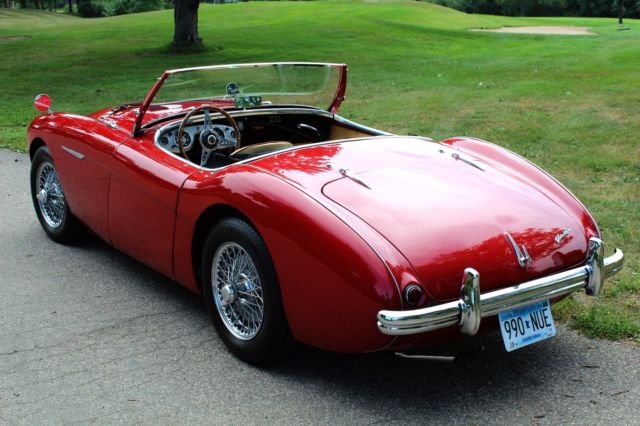 1954 Red Austin Healey 100-4 M Convertible