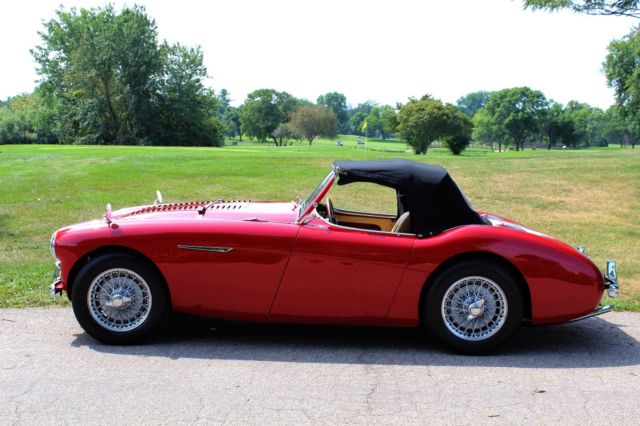 1954 Red Austin Healey 100-4 M Convertible