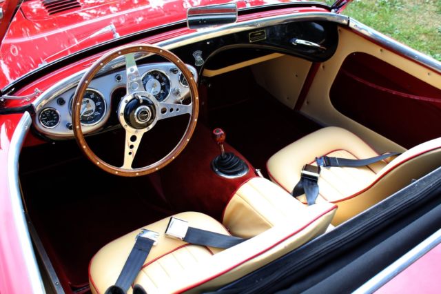 1954 Red Austin Healey 100-4 M Convertible
