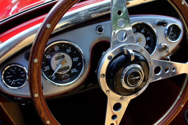 1954 Red Austin Healey 100-4 M Convertible