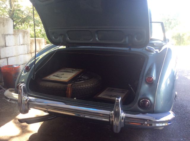 1957 Red Austin Healey 100-6 Roadster
