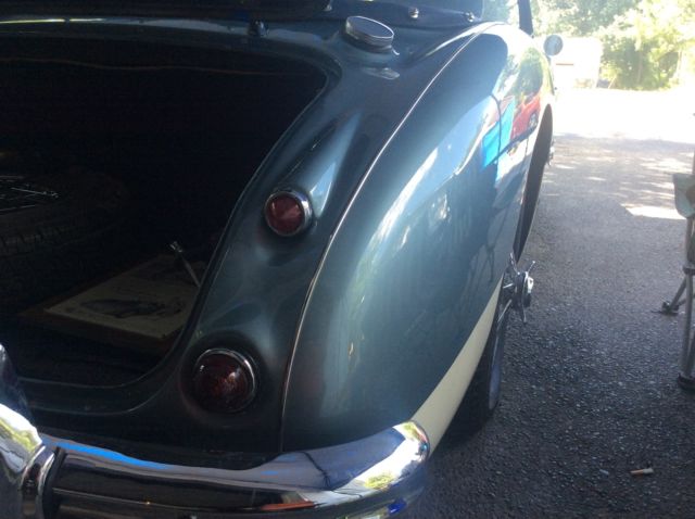 1957 Red Austin Healey 100-6 Roadster