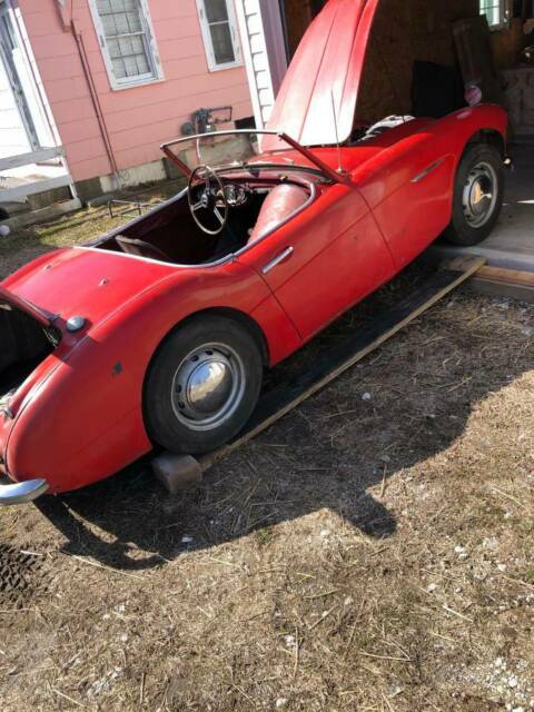 1959 Red Austin Healey 3000 Convertible
