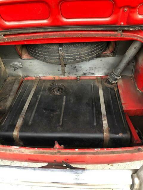 1959 Red Austin Healey 3000 Convertible