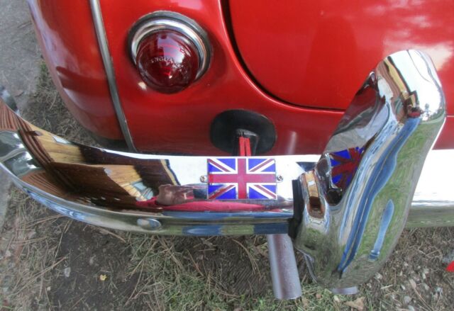 1958 Red Austin Healey 3000 Roadster