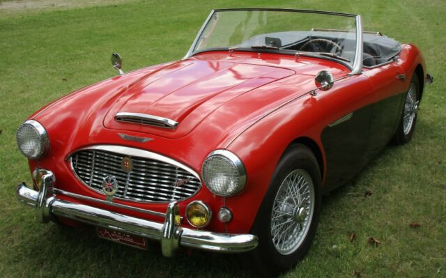 1958 Red Austin Healey 3000 Roadster