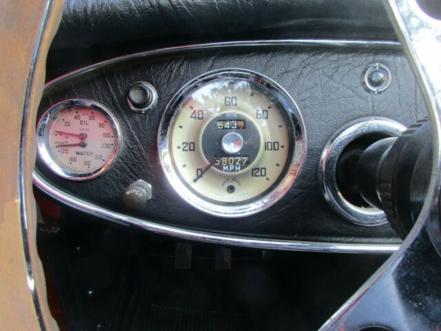 1958 Red Austin Healey 3000 Roadster