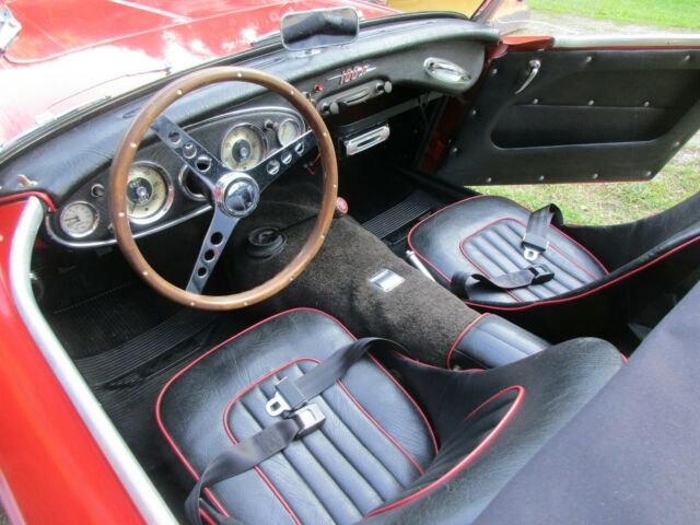 1958 Red Austin Healey 3000 Roadster