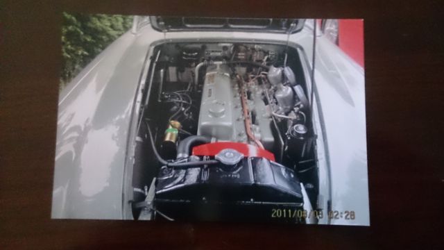 1959 California Sage Green Austin Healey 100/6 BN6 Convertible with original restored hardtop